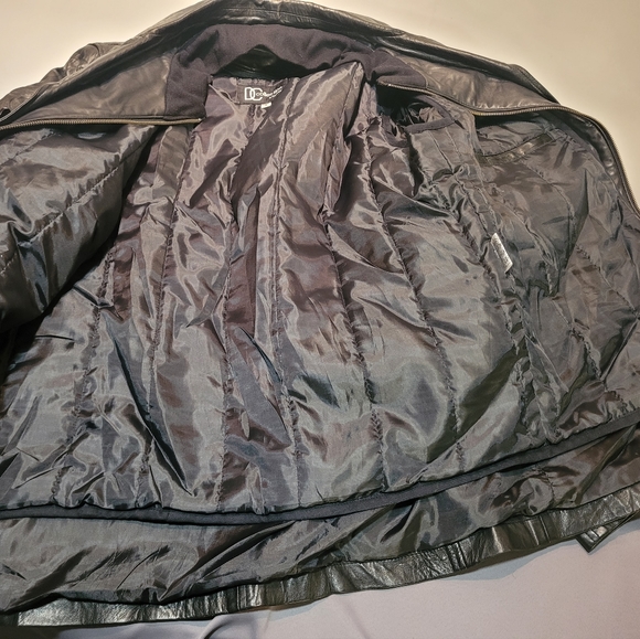 Men's Black Di Capra Int Distressed Soft Leather Jacket - Picture 7 of 12